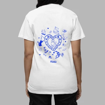 Cicás póló -Blue-S