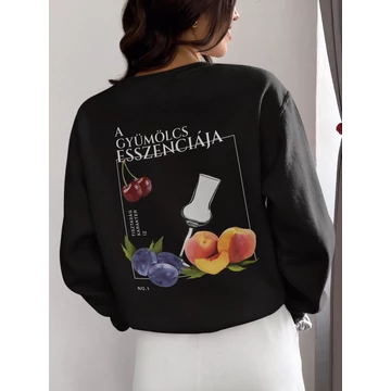 Pálinka környakú pulóver -L