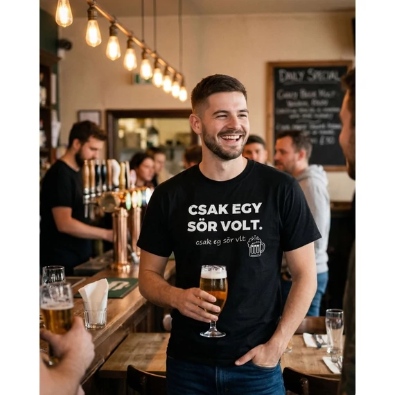 Csak egy sör volt póló -S