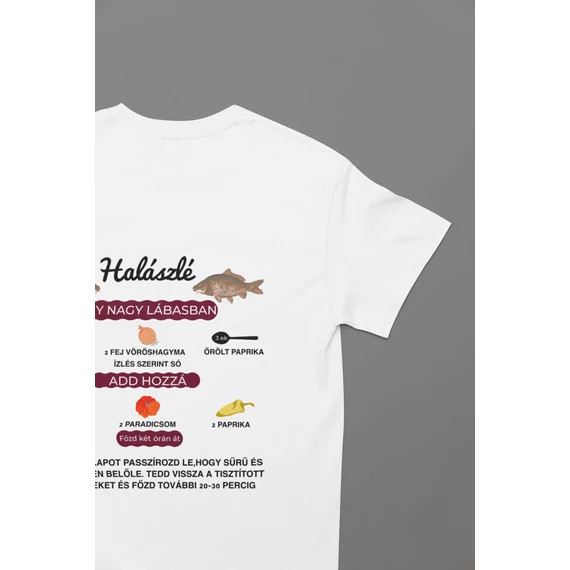 Halászlé póló -White-M