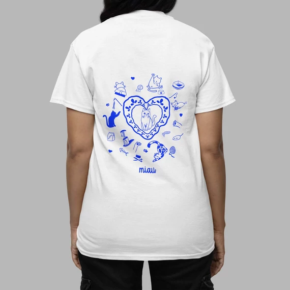 Cicás póló -Blue-S