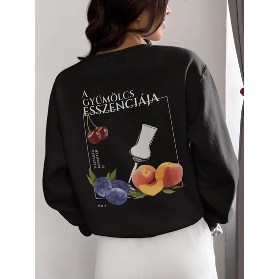 Pálinka környakú pulóver -XS