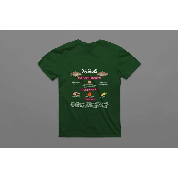 Halászlé póló -Green-S
