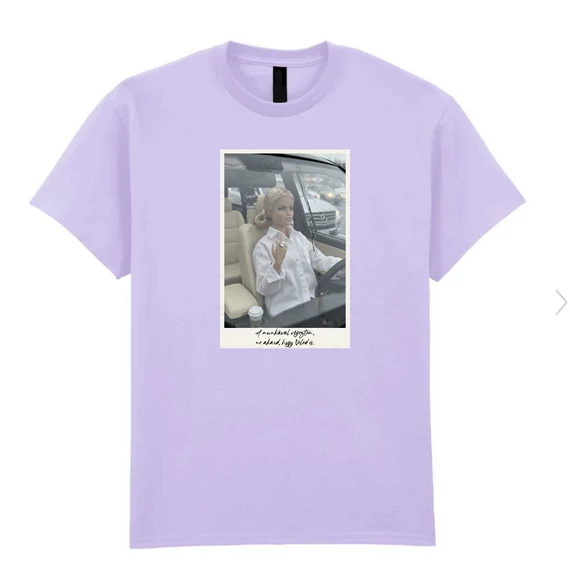 Malibu - A munkával végeztem póló -Purple-S