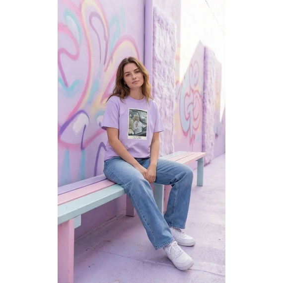 Malibu - A munkával végeztem póló -Purple-S