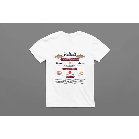 Halászlé póló -White-L