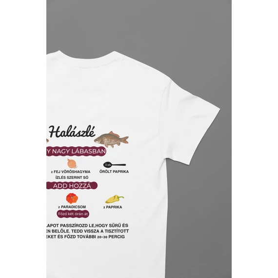 Halászlé póló -White-L