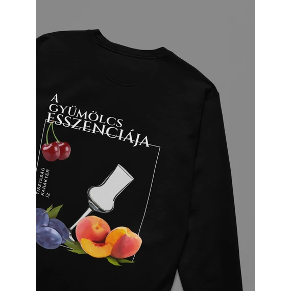 Pálinka környakú pulóver -L