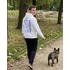 Bulldog kapucnis pulóver -Blue-XS